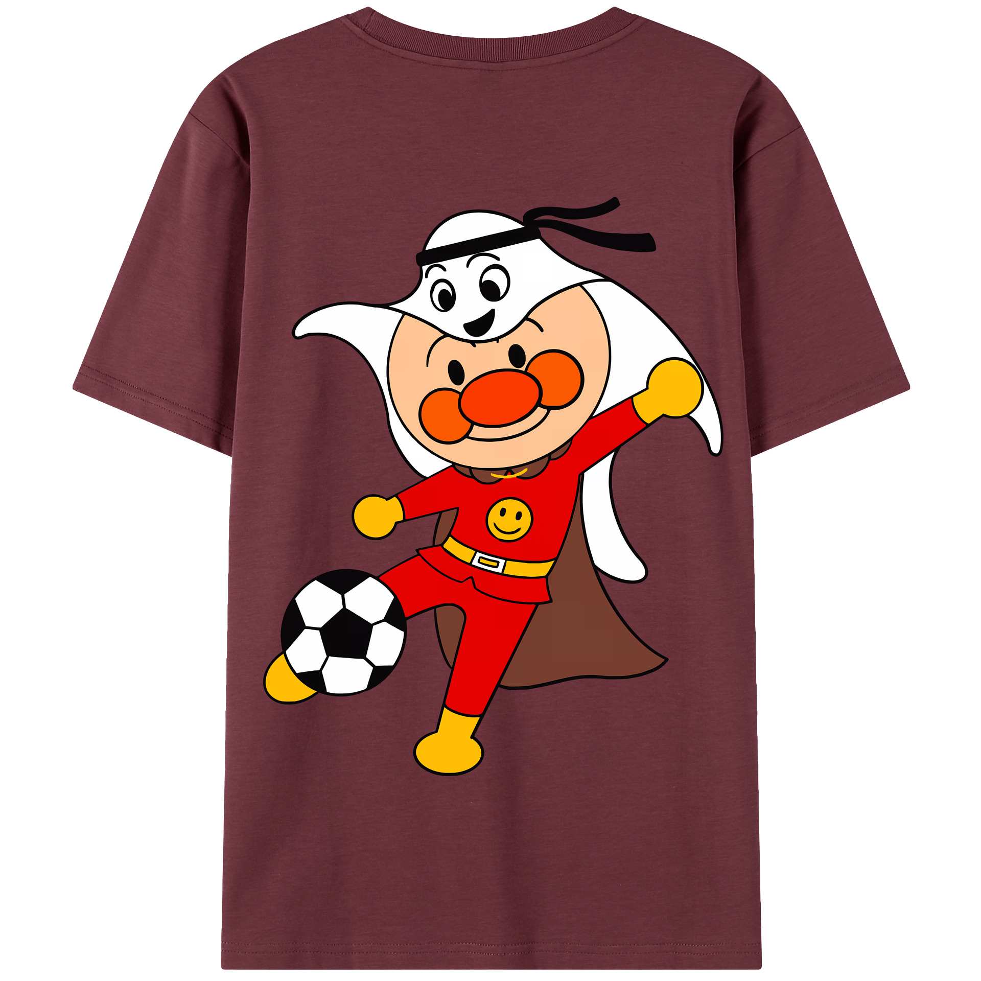 （画像用） アンパンマン Anpanman 綿100％半袖Tシャツ（背面プリント）